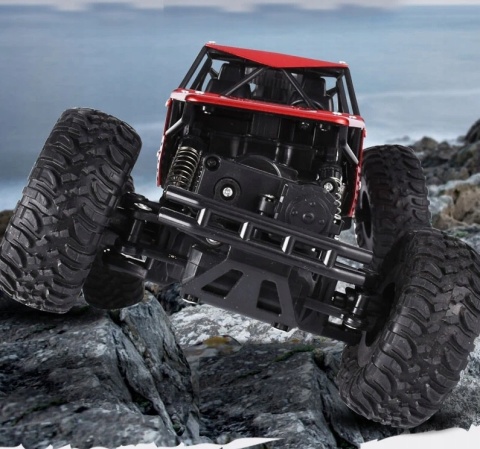 ZDALNIE STEROWANE AUTO TERENOWE 4X4 1:16 METALOWA KAROSERIA AMORTYZATORY