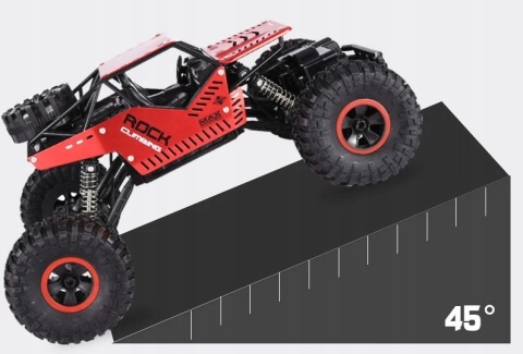 ZDALNIE STEROWANE AUTO TERENOWE 4X4 1:16 METALOWA KAROSERIA AMORTYZATORY