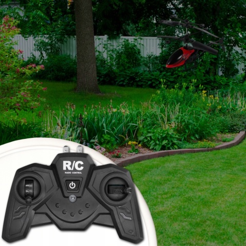 ZDALNIE STEROWANY HELIKOPTER RC Z LED I STABILIZACJĄ ŻYROSKOPOWĄ CZERWONY