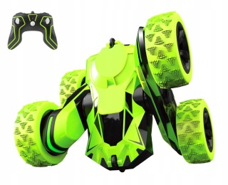 ZDALNIE STEROWANY SAMOCHÓD AKROBATA 360° RC ZIELONY 15KM/H 2.4GHZ AUTO