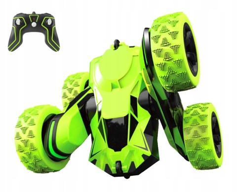ZDALNIE STEROWANY SAMOCHÓD AKROBATA 360° RC ZIELONY 15KM/H 2.4GHZ AUTO
