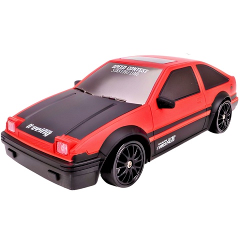 ZDALNIE STEROWANY SAMOCHÓD DRIFTOWY RC 4X4 NISSAN GT-R, SKALA 1:24, 15 KM/H