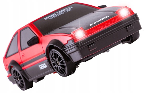 ZDALNIE STEROWANY SAMOCHÓD DRIFTOWY RC 4X4 NISSAN GT-R, SKALA 1:24, 15 KM/H