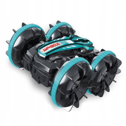 ZDALNIE STEROWANY SAMOCHÓD RC AMFIBIA 4X4, 360° OBROTY, STEROWANIE GESTAMI