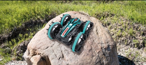 ZDALNIE STEROWANY SAMOCHÓD RC AMFIBIA 4X4, 360° OBROTY, STEROWANIE GESTAMI