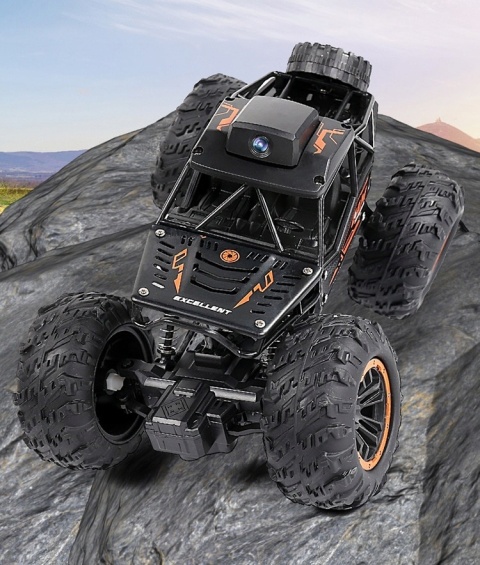 ZDALNIE STEROWANY SAMOCHÓD TERENOWY Z KAMERĄ WIFI I OKULARAMI VR, 720P HD