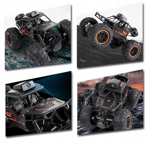 ZDALNIE STEROWANY SAMOCHÓD TERENOWY Z KAMERĄ WIFI I OKULARAMI VR, 720P HD