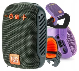 Bezprzewodowy Głośnik Uchwyt Rowerowy Bluetooth 5W Fm Usb Sd Wodoodporny