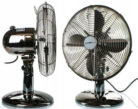 Elegancki Wentylator Biurkowy Styl Retro Domowy Solidny Wydajny Oscylacja
