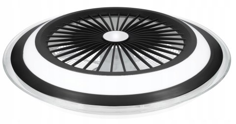 Elegancki Wentylator Sufitowy Z Plafonem Led 52Cm 6Trybów Pilot I Aplikacja