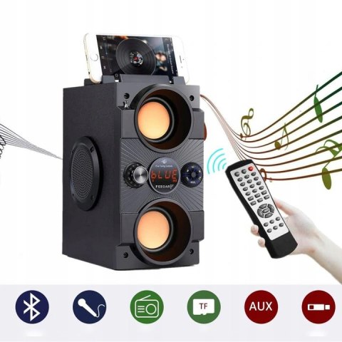 Fegar Dance Głośnik 30W Bluetooth Karaoke Radio Pilot Usb Sd Aux 4000Mah