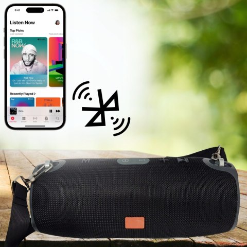 Głośnik Bezprzewodowy Bluetooth Charge Bass Fm 40W Ipx7 15H Pracy Powerbank