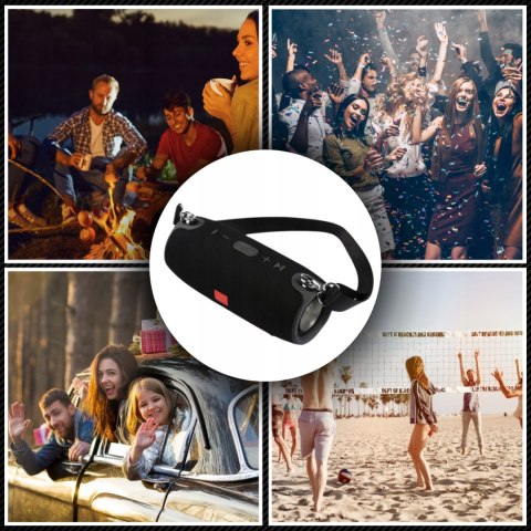 Głośnik Bezprzewodowy Bluetooth Charge Bass Fm 40W Ipx7 15H Pracy Powerbank