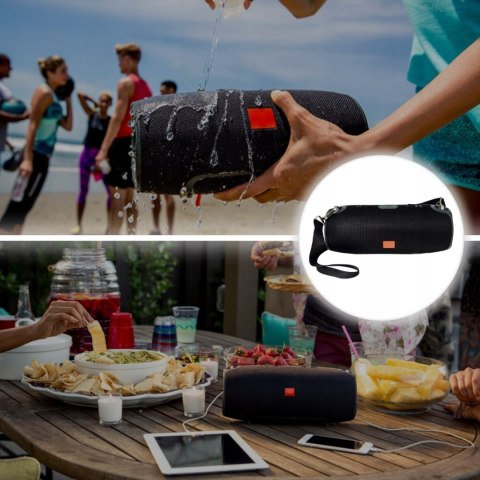 Głośnik Bezprzewodowy Bluetooth Charge Bass Fm 40W Ipx7 15H Pracy Powerbank