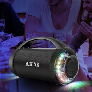 Głośnik Bezprzewodowy Przenośny Akai Bluetooth Fm Led Impreza 6.5W Usb