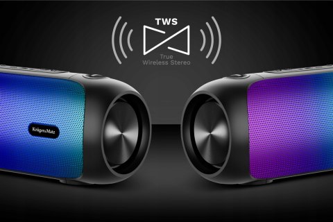 Głośnik Bluetooth Ipx5 Usb Aux 30W Tws Radio Fm Bt 5.0 Boombox Kruger&Matz