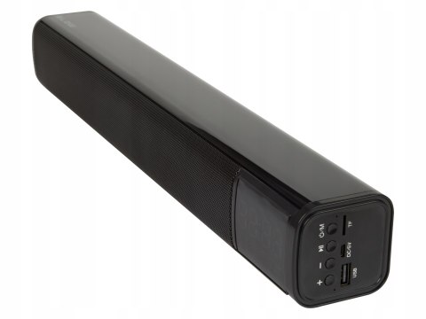 Głośnik Bluetooth Soundbar Lcd Radio Kuchenne Akumulatorowe Zegarek Usd Sd