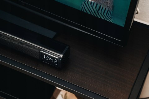 Głośnik Bluetooth Soundbar Lcd Radio Kuchenne Akumulatorowe Zegarek Usd Sd