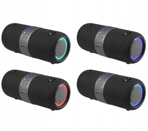 Głośnik Bluetooth Tracer Splash Xxl Czarny 30W Fm Ipx6 10H Led Mikrofon