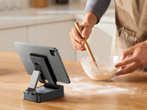 Joyroom Bezprzewodowy Głośnik Bluetooth 3W1 Uchwyt Telefon Tablet Czarny