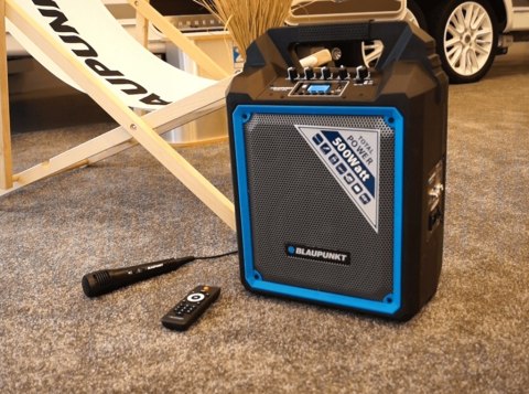 Kolumna Aktywna Blaupunkt Mb06 Karaoke Bluetooth Fm Usb 500W Pilot Mikrofon