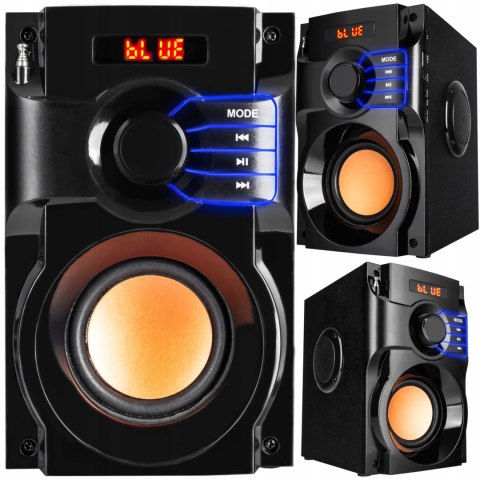 Mobilna Kolumna 600W Głośnik Bezprzewodowy Boombox Imprezowe Nagłośnienie