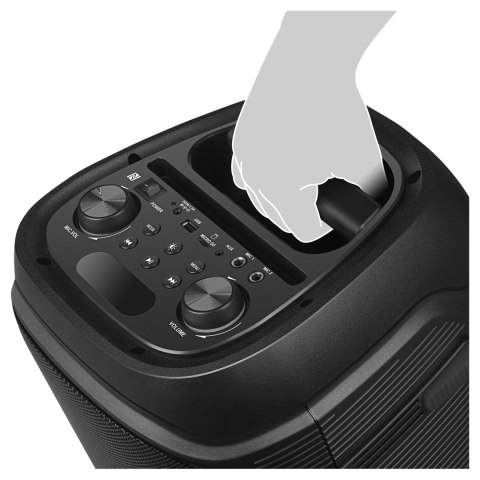 Przenośny Bezprzewodowy Głośnik Bluetooth Partytech Big Tower Mocny Bass