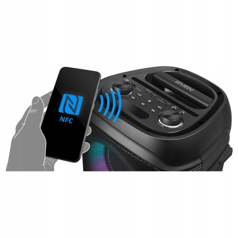 Przenośny Bezprzewodowy Głośnik Bluetooth Partytech Big Tower Mocny Bass