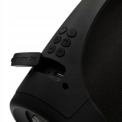 Przenośny Głośnik Bluetooth Bezprzewodowy Bass Usb Aux Rgb Ipx5 Czarny 3600