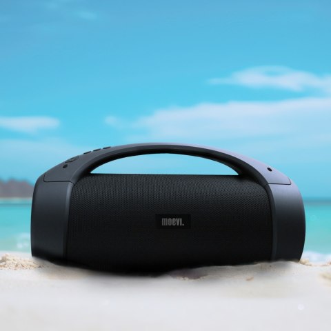 Przenośny Głośnik Bluetooth Bezprzewodowy Bass Usb Aux Rgb Ipx5 Czarny 3600