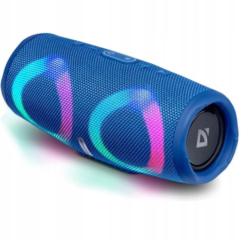 Przenośny Głośnik Bluetooth Defender Q22023 Led 10W Usb Sd Fm Aux Niebieski