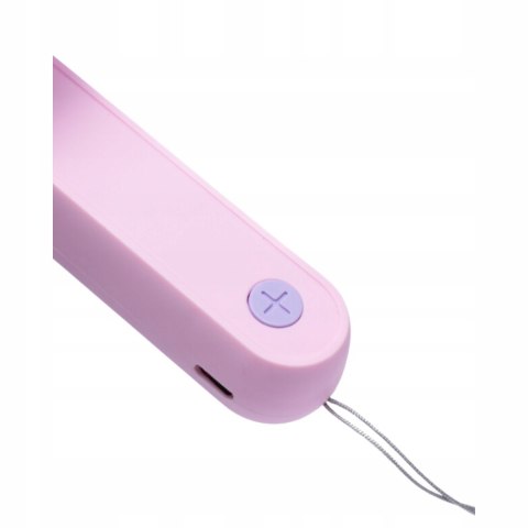 Przenośny Mini Wiatraczek Kieszonkowy Różowo-Fioletowy 3 Ryby Usb Chłodzący