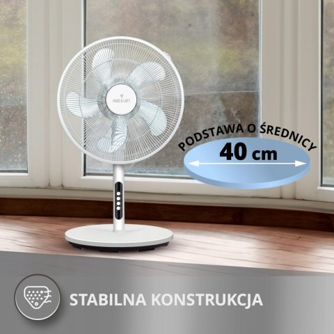 Wentylator Stojący Podłogowy Haus&Luft 3 Tryby Regulacja Wysokości Cichy