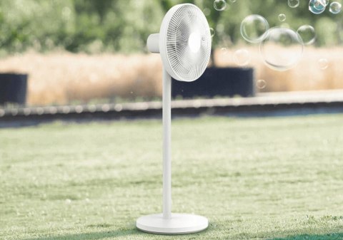 Wentylator Xiaomi Mi Smart Standing Fan 2 15W 3 Tryby Cichy Mocny Led Biały