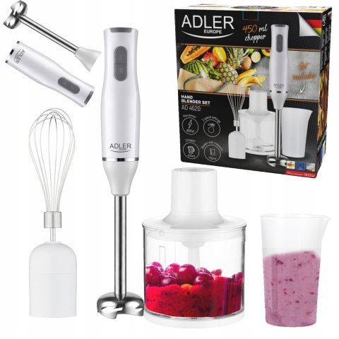 Blender Ręczny Zestaw Mikser Malakser Turbo Robot Wielofunkcyjny 800W