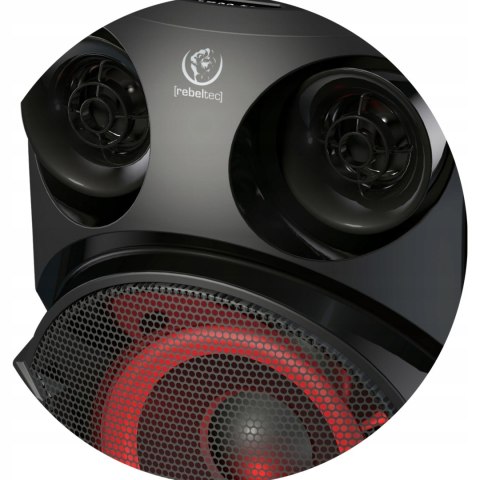 Duża Mocna Kolumna Głośnik Budowlany Boombox Mp3 Nagłośnienie Bluetooth 12H