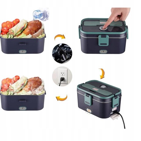 Elektrycznie Podgrzewany Pojemnik Na Lunch Do Samochodu, Ciężarówki, 1,8 L