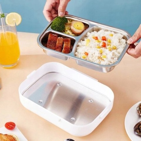 Elektryczny Lunch Box Obiadowy Pojemnik Na Jedzenie Termos Podgrzewacz 40V