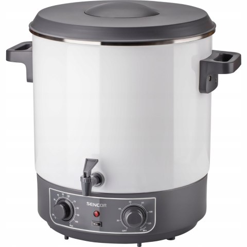 Garnek Do Pasteryzacji 27L Sencor 1800W 30-100 °C 14 Słoików Regulacja Temp