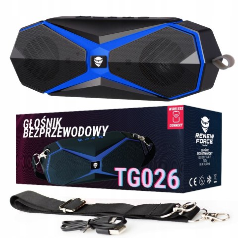 Głośnik Bluetooth Usb Sd Aux Przenośny Bezprzewodowy Radio Fm Wieża Boombox