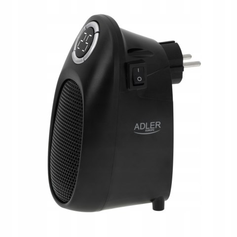 Mini Grzejnik Elektryczny Przenośny Ogrzewacz Heater 1500W Czarny Wydajny