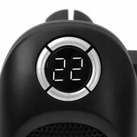 Mini Grzejnik Elektryczny Przenośny Ogrzewacz Heater 1500W Czarny Wydajny