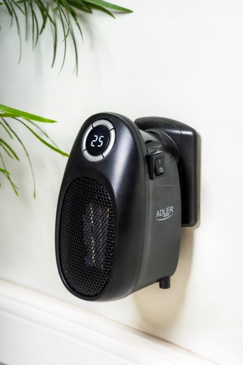 Mini Grzejnik Elektryczny Przenośny Ogrzewacz Heater 1500W Czarny Wydajny