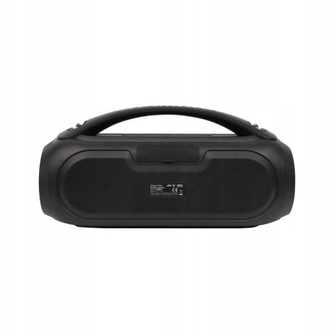 Mocny Głośnik Bluetooth Przenośny Boombox Sd Fm Karaoke Tws Czarny Led