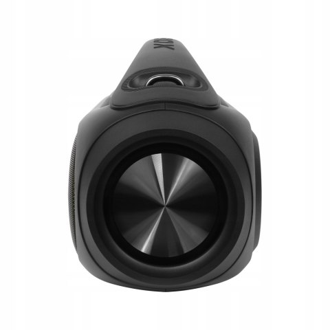 Mocny Głośnik Bluetooth Przenośny Boombox Sd Fm Karaoke Tws Czarny Led