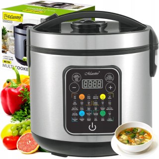 Multicooker Maestro Parowar Szybkowar Garnek Elektryczny 30 Funkcji 5L 900W