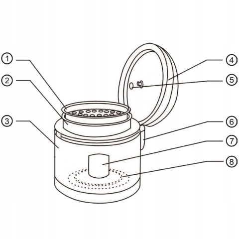 Multicooker Maestro Parowar Szybkowar Garnek Elektryczny 42 Funkcje 5L 900W