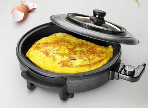 Patelnia Elektryczna 1500W Multifunkcyjna Teflonowa Nieprzywierająca 36Cm