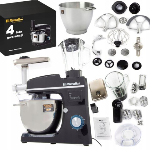 Robot Kuchenny Riwall Mo2f4-7Piu 2700W Z Podgrzewaną Misą 8L