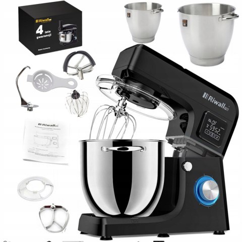 Robot Kuchenny Riwall Pro 8W1 2700W 6.5L Z Podgrzewaniem Misy